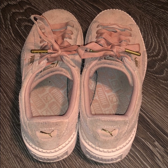 Chunky suede Pumas - Picture 4 of 8